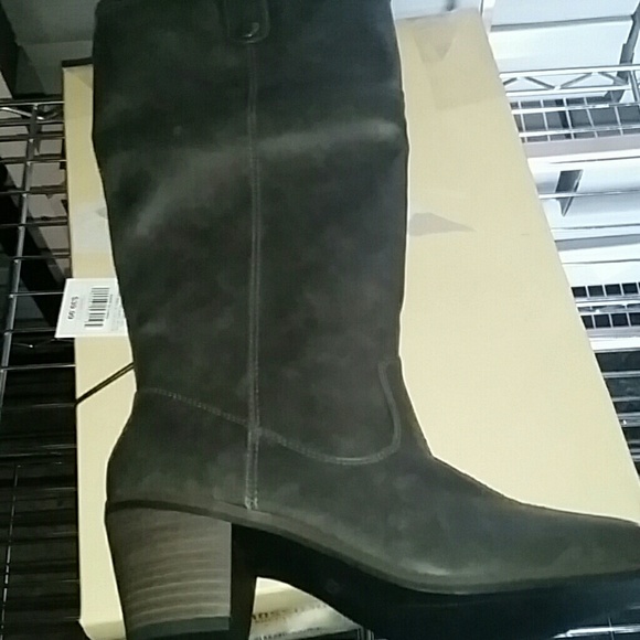 Mossimo Esmeralda Western Cowboy Charcoal Boots - Picture 5 of 7